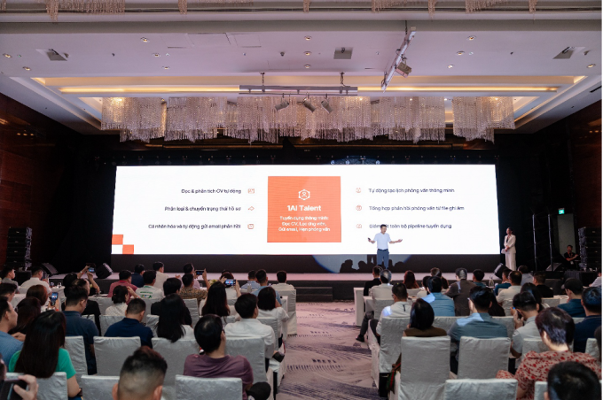 AI Talent – một trong những AI Agent được ra mắt tại sự kiện. Ảnh: 1Office
