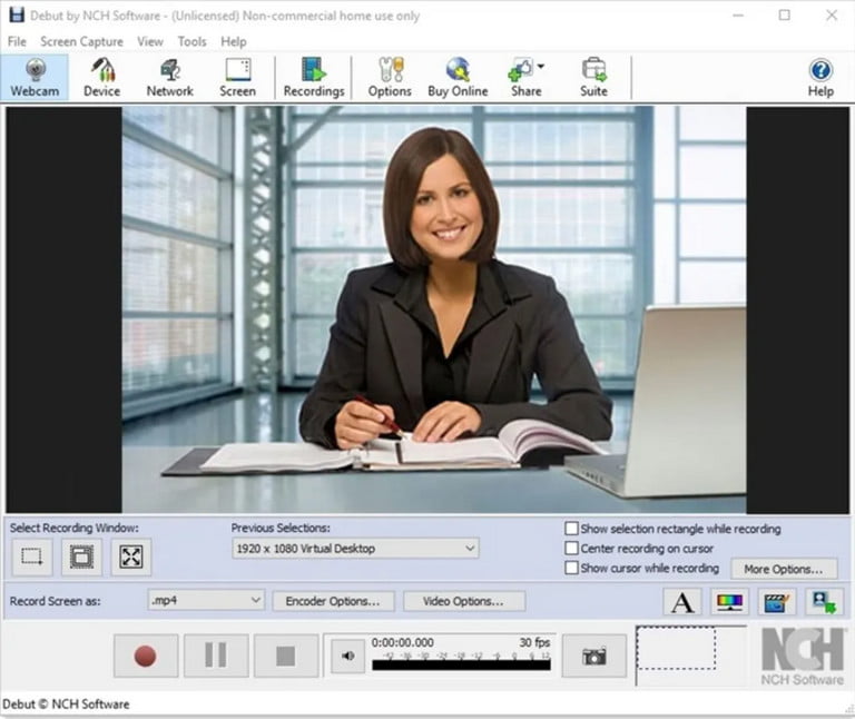 Debut Video Capture là phần mềm quay màn hình hoàn toàn miễn phí
